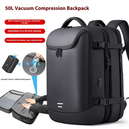 Men's  Vacuum Compression Backpack Multifunctional